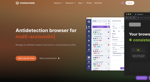 Undetectable / Антидетект браузер