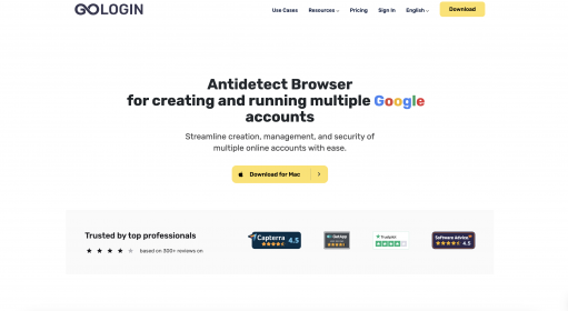 GoLogin / Антидетект браузер