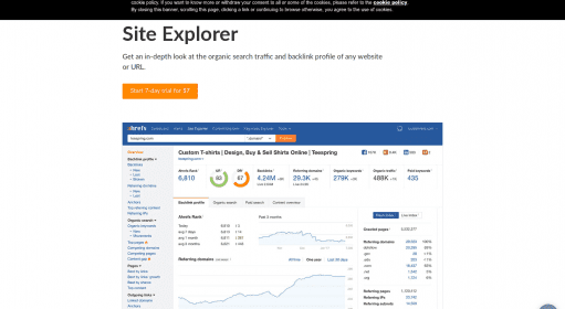 Site Explorer / Продвижение и анализ сайта