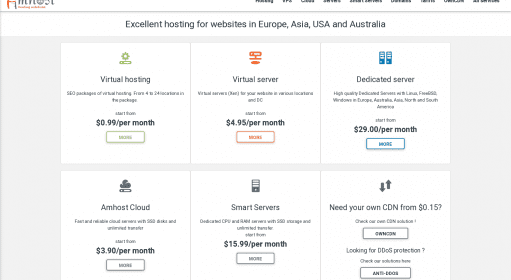 Amhost / Хостинги